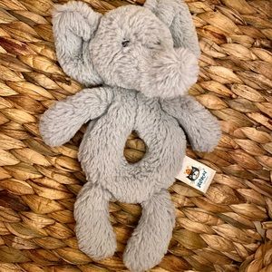 Jellycat bashful elephant rattle
